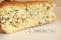 Заливной пирог с курицей и сыром - Шаг 13 Заливной пирог с курицей и сыром - Шаг 13