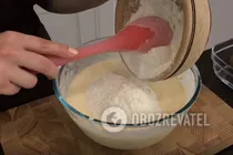Заливной пирог с картошкой - Шаг 4 Заливной пирог с картошкой - Шаг 4