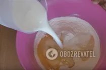 Заливной пирог с сыром "Фета" - Шаг 7 Заливной пирог с сыром "Фета" - Шаг 7