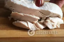Заливной пирог с курицей и сыром - Шаг 7 Заливной пирог с курицей и сыром - Шаг 7