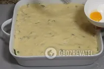 Заливной пирог с зеленым луком и яйцом - Шаг 9 Заливной пирог с зеленым луком и яйцом - Шаг 9