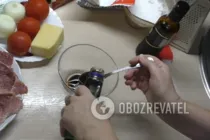 Мясо по-французски с помидорами - Шаг 2 Мясо по-французски с помидорами - Шаг 2