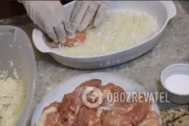 Мясо по-французски из курицы - Шаг 4 Мясо по-французски из курицы - Шаг 4