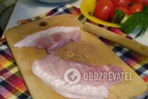 Мясо по-французски с картошкой - Шаг 1 Мясо по-французски с картошкой - Шаг 1