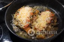 Мясо по-французски на сковороде - Шаг 7 Мясо по-французски на сковороде - Шаг 7