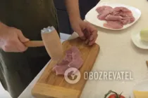 Мясо по-французски из свинины - Шаг 1 Мясо по-французски из свинины - Шаг 1