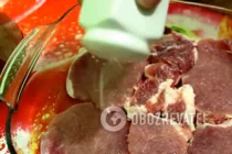 Мясо по-французски в микроволновке - Шаг 3 Мясо по-французски в микроволновке - Шаг 3