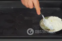 Мясо по-французски с луком и сыром - Шаг 7 Мясо по-французски с луком и сыром - Шаг 7