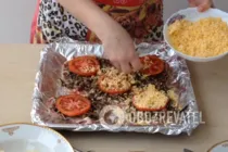 Мясо по-французски с помидорами и грибами - Шаг 8 Мясо по-французски с помидорами и грибами - Шаг 8