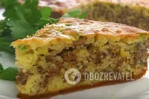 Заливний пиріг з печінкою - Крок 9 Заливний пиріг з печінкою - Крок 9