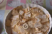 Чипсы из лаваша с сыром - Шаг 6 Чипсы из лаваша с сыром - Шаг 6