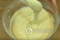Заливной пирог с яблоками и сметаной - Шаг 6 Заливной пирог с яблоками и сметаной - Шаг 6