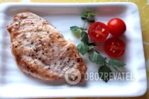 Ескалоп із курячого філе - Крок 7 Ескалоп із курячого філе - Крок 7
