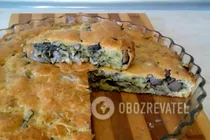 Пирог с капустой и грибами - Шаг 10 Пирог с капустой и грибами - Шаг 10