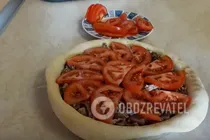 Пиріг з м'ясом та грибами - Крок 9 Пиріг з м'ясом та грибами - Крок 9