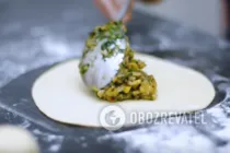 Хинкали с грибами - Шаг 6 Хинкали с грибами - Шаг 6