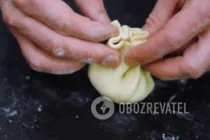 Хинкали с грибами - Шаг 7 Хинкали с грибами - Шаг 7