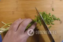 Салат с дайконом и яйцом - Шаг 3 Салат с дайконом и яйцом - Шаг 3