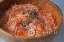 Салат с дайконом - Шаг 4 Салат с дайконом - Шаг 4