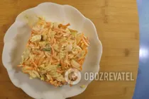 Салат с дайконом и яйцом - Шаг 7 Салат с дайконом и яйцом - Шаг 7