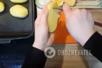 Картошка фаршированная фаршем в духовке - Шаг 2 Картошка фаршированная фаршем в духовке - Шаг 2