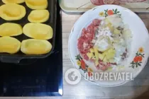 Картошка фаршированная фаршем в духовке - Шаг 5 Картошка фаршированная фаршем в духовке - Шаг 5