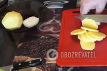 Пирог с картошкой и грибами - Шаг 4 Пирог с картошкой и грибами - Шаг 4