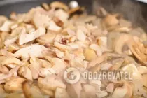 Лоранский пирог с курицей и грибами - Шаг 4 Лоранский пирог с курицей и грибами - Шаг 4