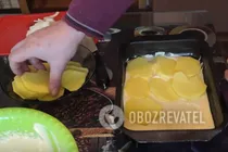 Пирог с картошкой и грибами - Шаг 6 Пирог с картошкой и грибами - Шаг 6