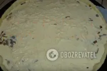 Лоранский пирог с курицей и грибами - Шаг 7 Лоранский пирог с курицей и грибами - Шаг 7