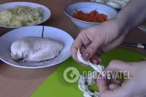 Салат "Сугробы" - Шаг 5 Салат "Сугробы" - Шаг 5