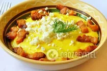 Банош с брынзой - Шаг 7 Банош с брынзой - Шаг 7