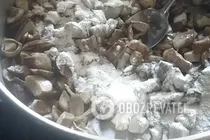 Банош с грибами - Крок 4 Банош с грибами - Крок 4