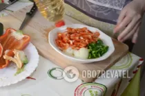 Салат из фасоли с овощами - Шаг 3 Салат из фасоли с овощами - Шаг 3