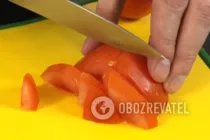 Салат с фасолью и тунцом - Шаг 5 Салат с фасолью и тунцом - Шаг 5