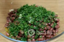 Салат із квасолею та грибами - Крок 7 Салат із квасолею та грибами - Крок 7
