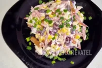 Салат із квасолею і кукурудзою - Крок 7 Салат із квасолею і кукурудзою - Крок 7