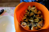 Салат с фасолью и баклажанами - Шаг 6 Салат с фасолью и баклажанами - Шаг 6