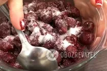 Постный пирог с вишней - Шаг 7 Постный пирог с вишней - Шаг 7