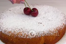 Пирог с черешней - Шаг 8 Пирог с черешней - Шаг 8