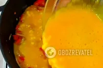 Омлет с овощами - Шаг 5 Омлет с овощами - Шаг 5