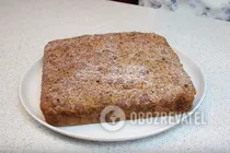 Пирог с орехами - Шаг 13 Пирог с орехами - Шаг 13