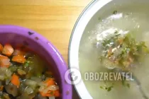 Рассольник с курицей - Шаг 7 Рассольник с курицей - Шаг 7