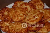 Драники с творогом - Шаг 7 Драники с творогом - Шаг 7
