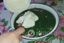 Окрошка на воді з майонезом - Крок 7 Окрошка на воді з майонезом - Крок 7