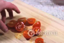 Салат с рукколой и черри - Шаг 1 Салат с рукколой и черри - Шаг 1