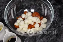 Салат с рукколой и моцареллой - Шаг 2 Салат с рукколой и моцареллой - Шаг 2