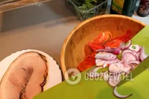 Салат с рукколой и авокадо - Шаг 2 Салат с рукколой и авокадо - Шаг 2