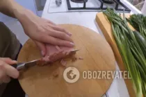Окрошка на курином бульоне - Шаг 3 Окрошка на курином бульоне - Шаг 3