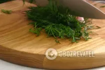 Окрошка на кефире и воде - Шаг 4 Окрошка на кефире и воде - Шаг 4